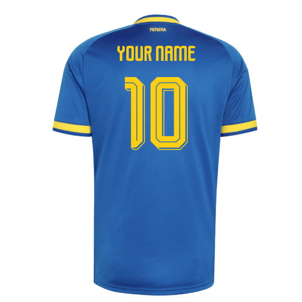 2026-2027 Ukraine Away Shirt (Your Name)-SoccerKits Hub | Buy Soccer Jerseys Online